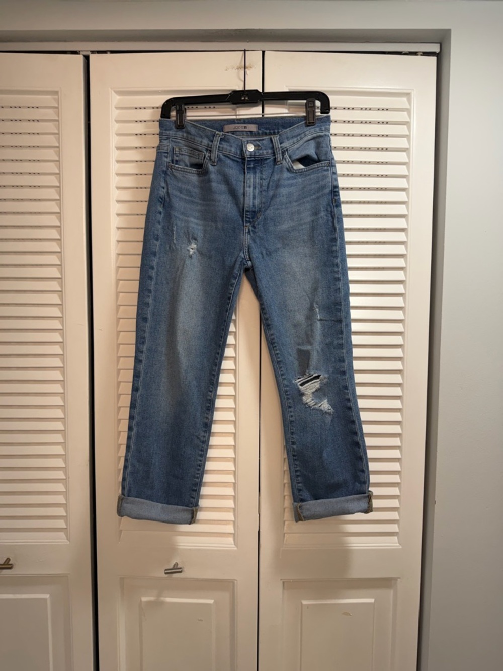Joe's Jeans Light Blue Distressed Boyfriend Jeans